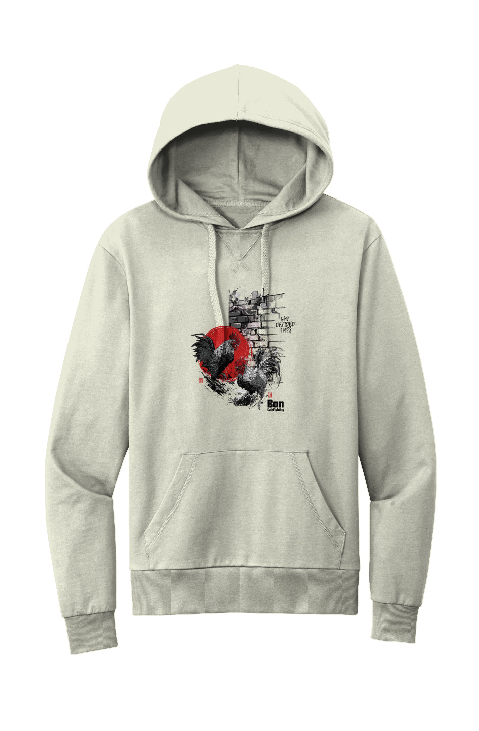 BAN COOKFIGHTING Organic French Terry Pullover Hoodie