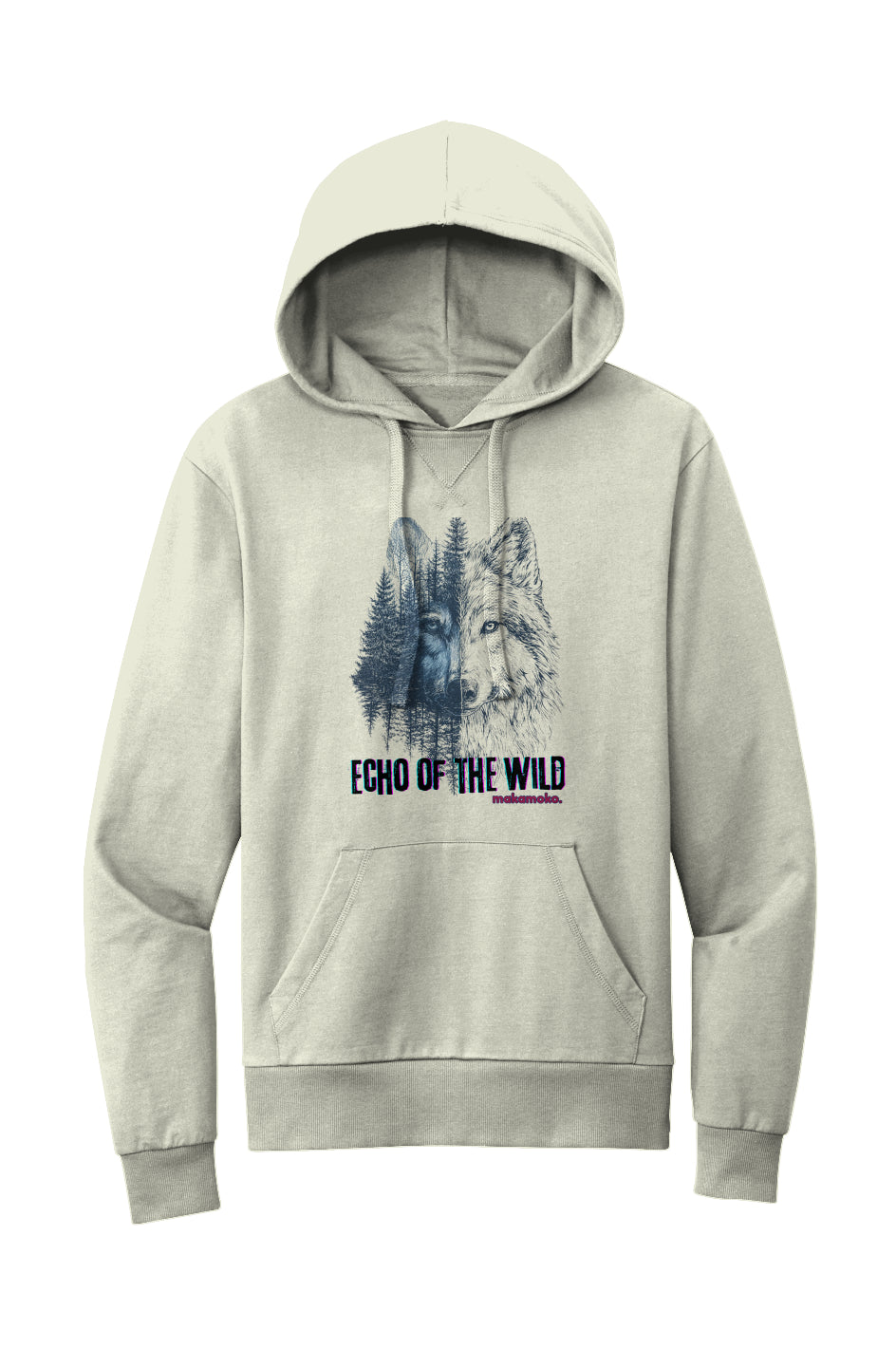 ECHO OF THE WILD Organic French Terry Pullover Hoodie