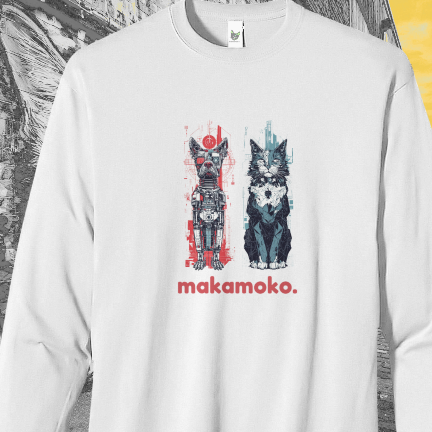 Makamoko heavyweight long sleeve t shirt