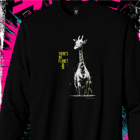 NO PLANET B heavyweight long sleeve t shirt