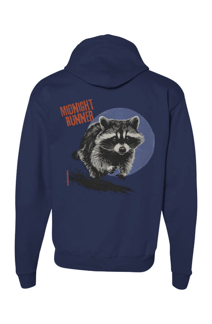 MIDNIGHT RUNNER Ecosmart Full-Zip Hooded Sweatshirt