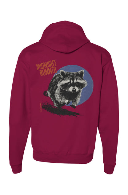 MIDNIGHT RUNNER Ecosmart Full-Zip Hooded Sweatshirt