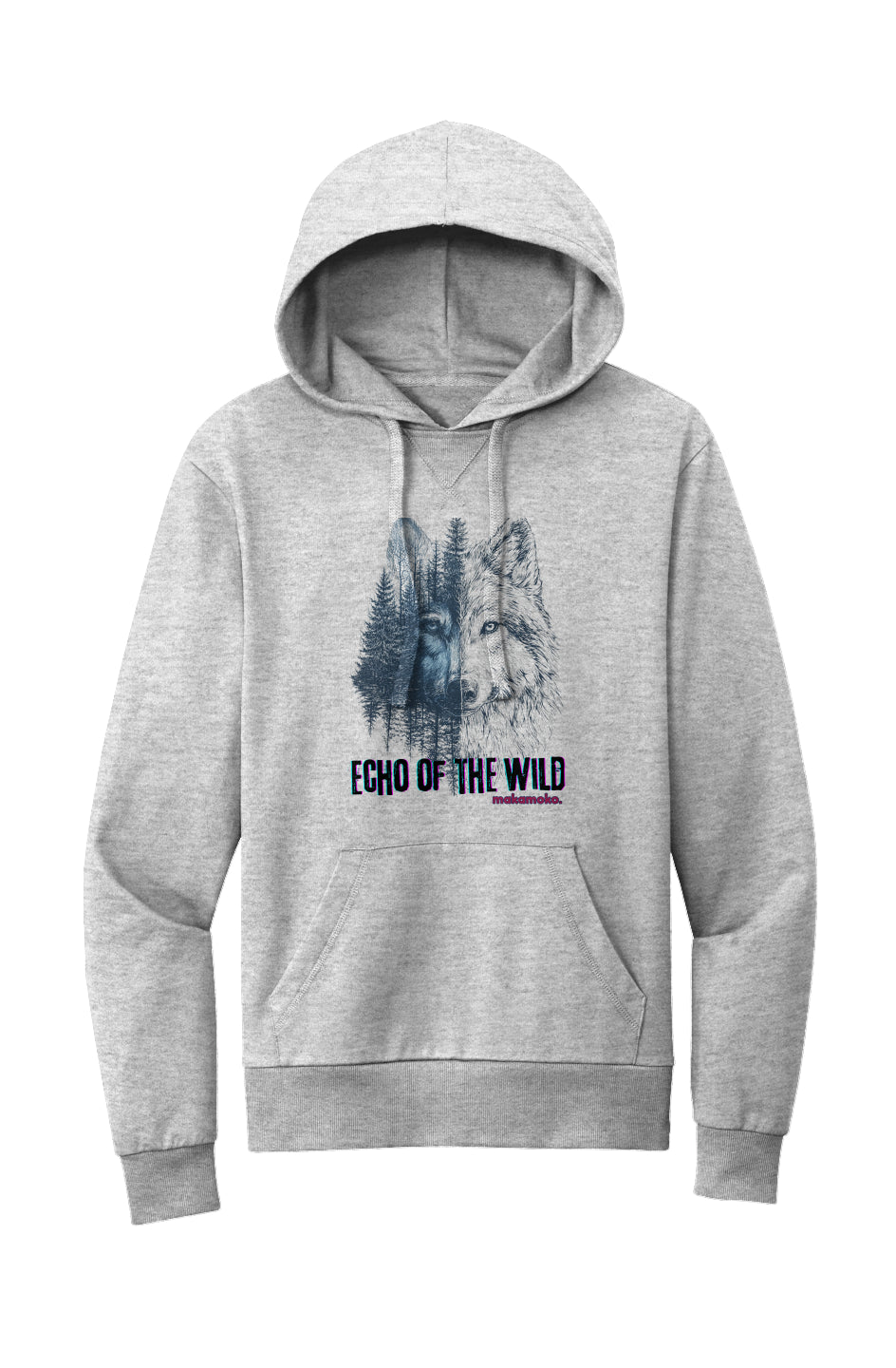 ECHO OF THE WILD Organic French Terry Pullover Hoodie