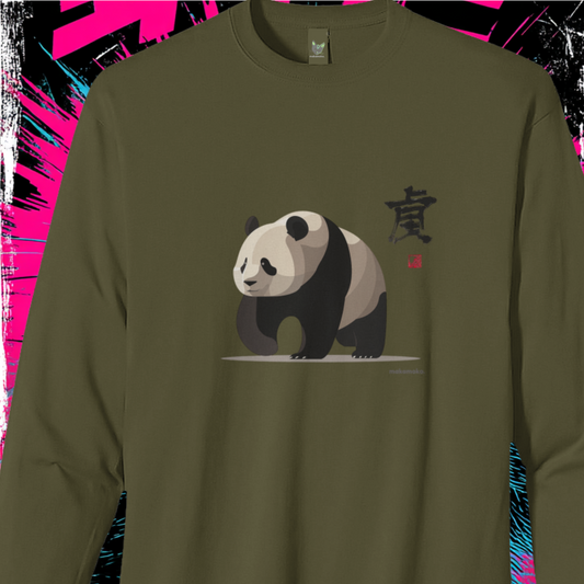 PRECIOUS PANDA heavyweight long sleeve t shirt