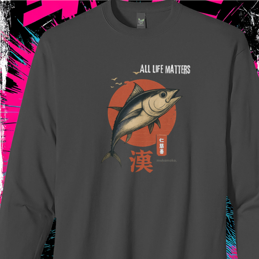 TUNA POWER heavyweight long sleeve t shirt