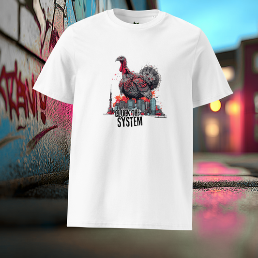 CLUCK THE SYSTEM Unisex organic cotton t-shirt