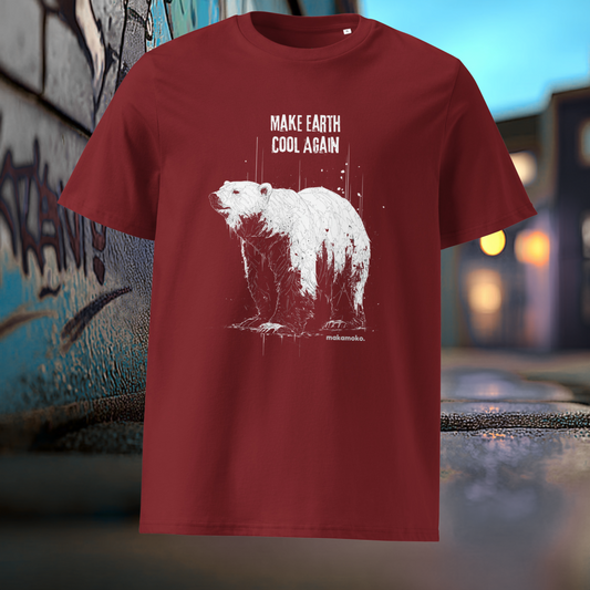 MAKE EARTH COOL AGAIN - Unisex organic cotton t-shirt